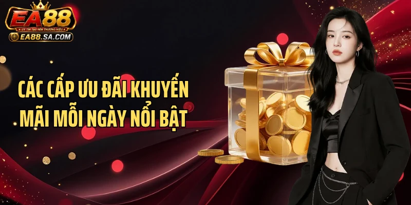 Các cấp ưu đãi khuyến mãi mỗi ngày nổi bật